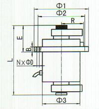 立式振動電機(jī)外形圖